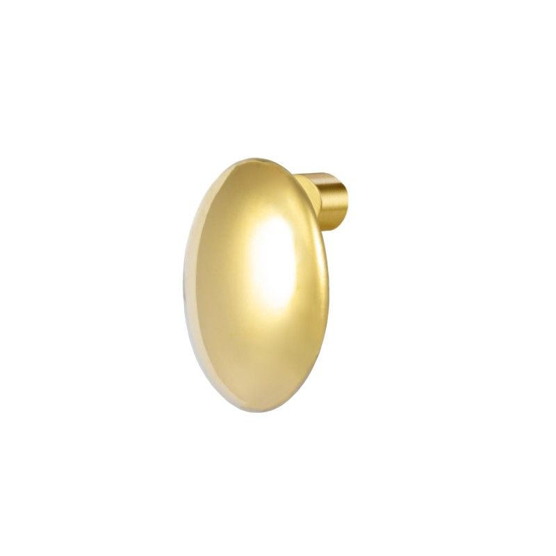 Orecchino a lobo bottone ovale 1,6cm Marlu