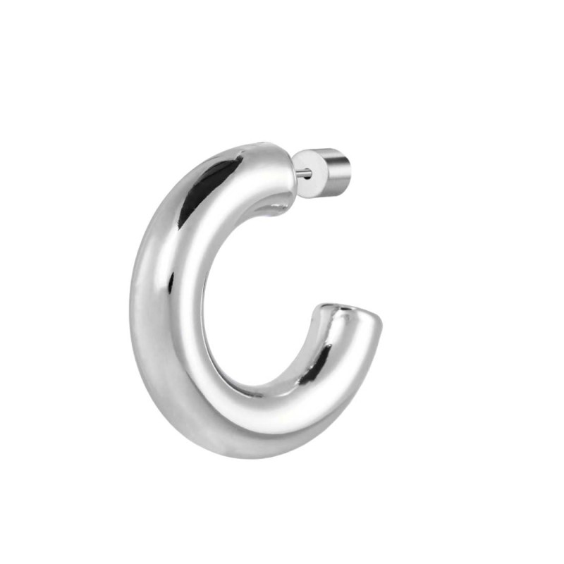 Orecchino a lobo a cerchietto 2,9cm con chiusura perla Marlu' - 33OR0081