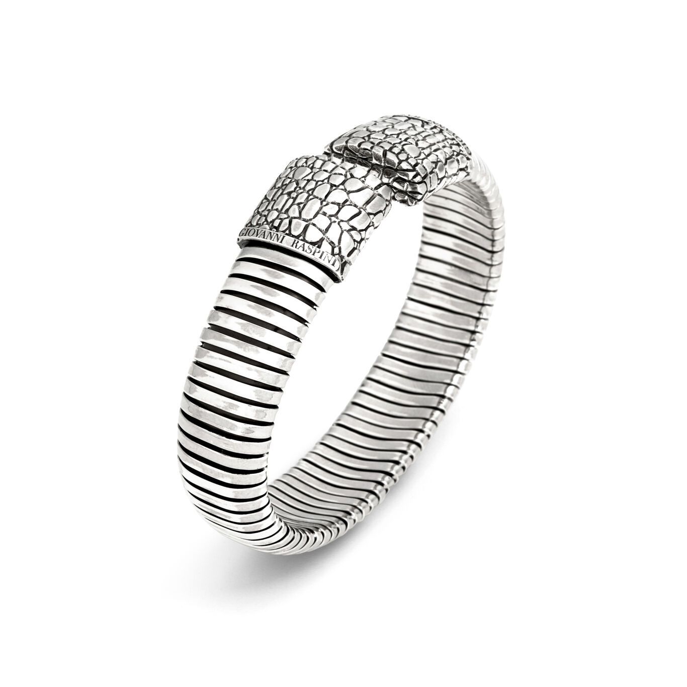 Bracciale tubogas croco - Giovanni Raspini