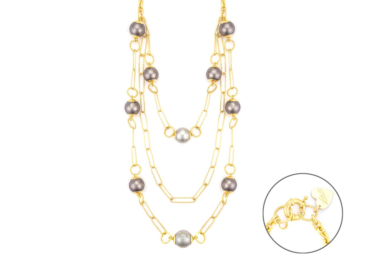 Collana Donna 4us paciotti PERLE SHELL MULTICOLOR