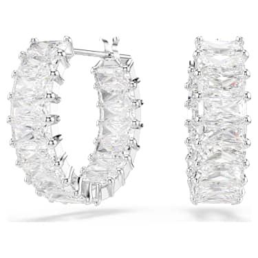 Orecchini a cerchio Matrix Swarovski