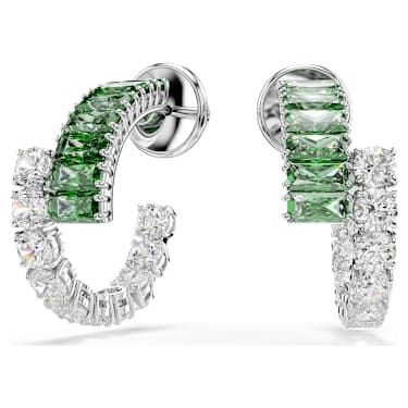 Orecchini a cerchio Matrix Swarovski