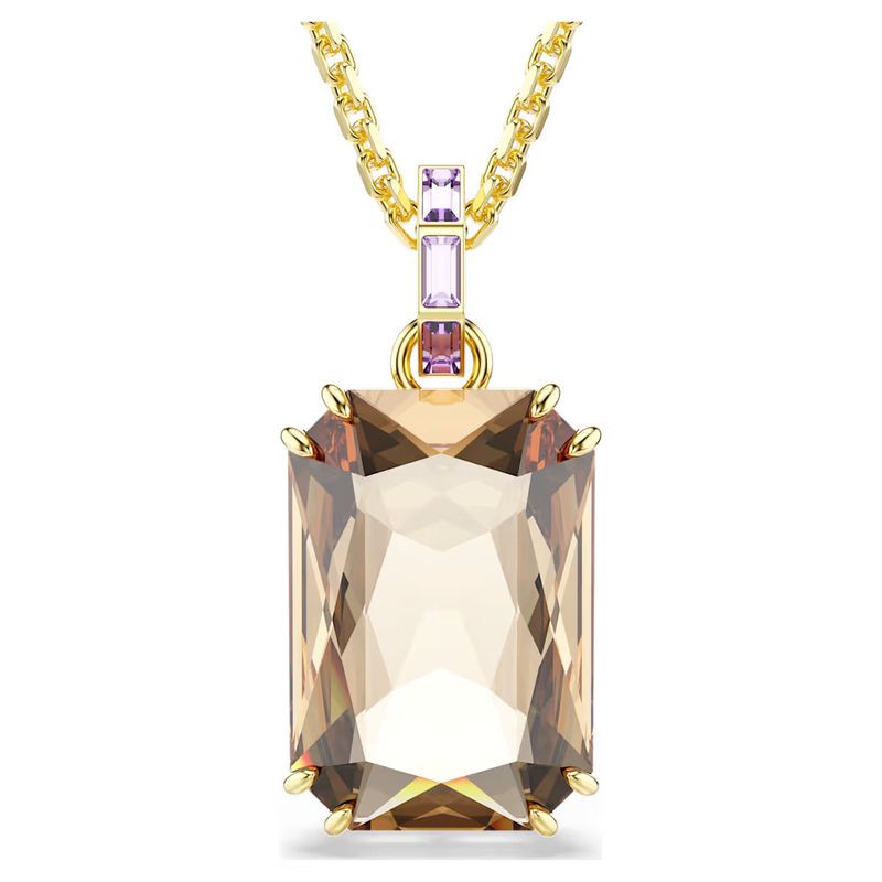 Pendente Millenia Taglio ottagonale, Caramello Swarovski