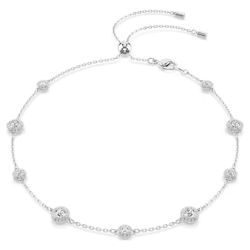 Collana Una Angelic Taglio Round, Motivi a doppia faccia, Bianca Swarovski