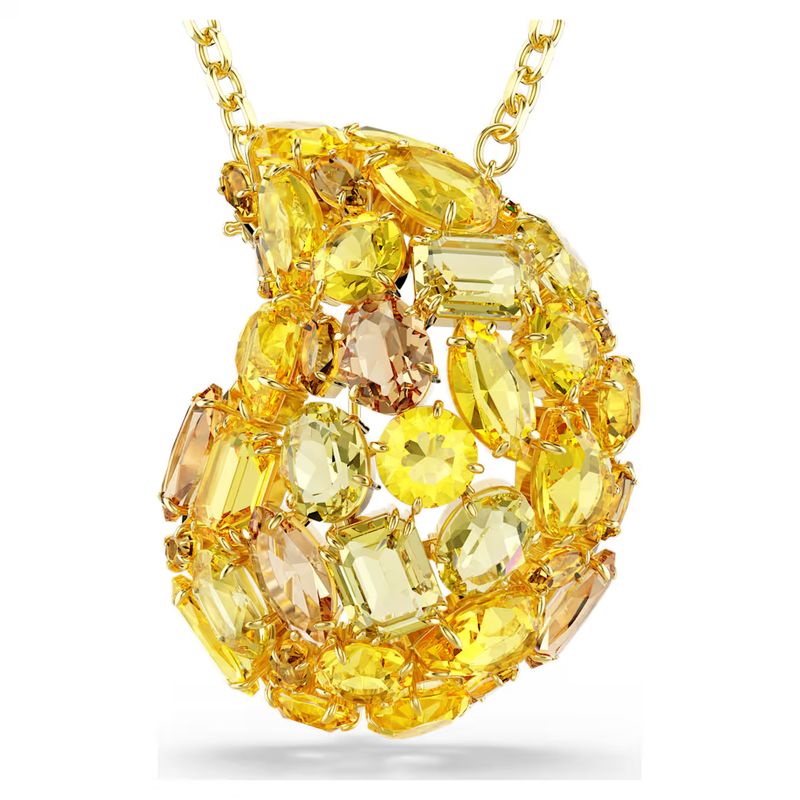Pendente e spilla Gema Gialli Swarovski