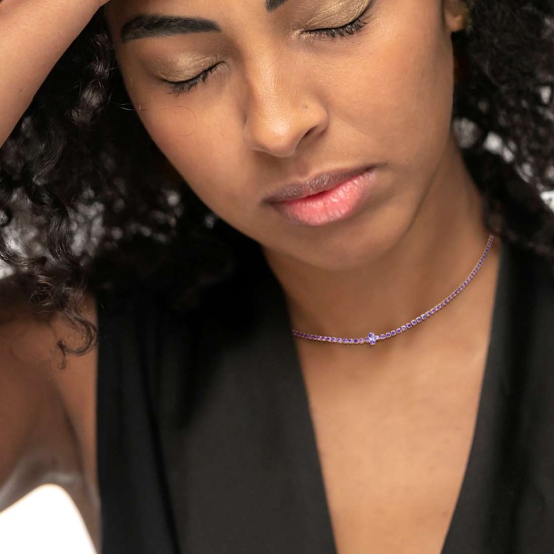 Collana Tennis Donna Marlu' - 31CN0002-P