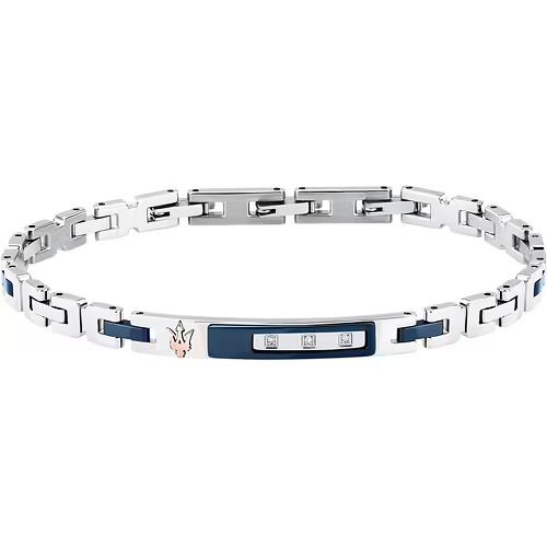 Bracciale Uomo Acciaio Con Diamante Maserati Bracciale Uomo Acciaio Con Diamante Maserati