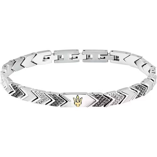 bracciale uomo Iconic acciaio Maserati bracciale uomo Iconic acciaio Maserati