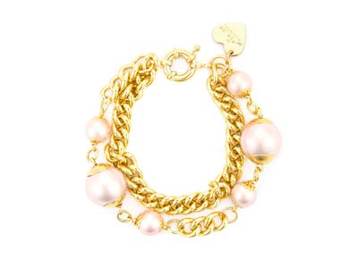 Bracciale Donna 4us Paciotti OTT ROND BRONZITE E PERLE ROSA Bracciale Donna 4us Paciotti OTT ROND BRONZITE E PERLE ROSA