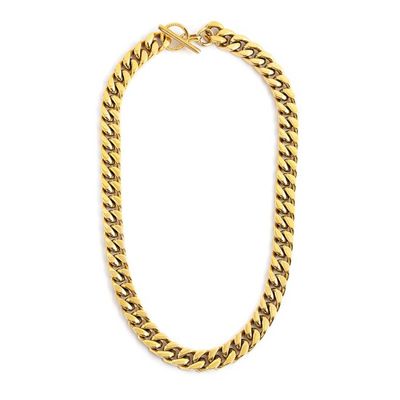 Collana catena a foglia chevron MARLU