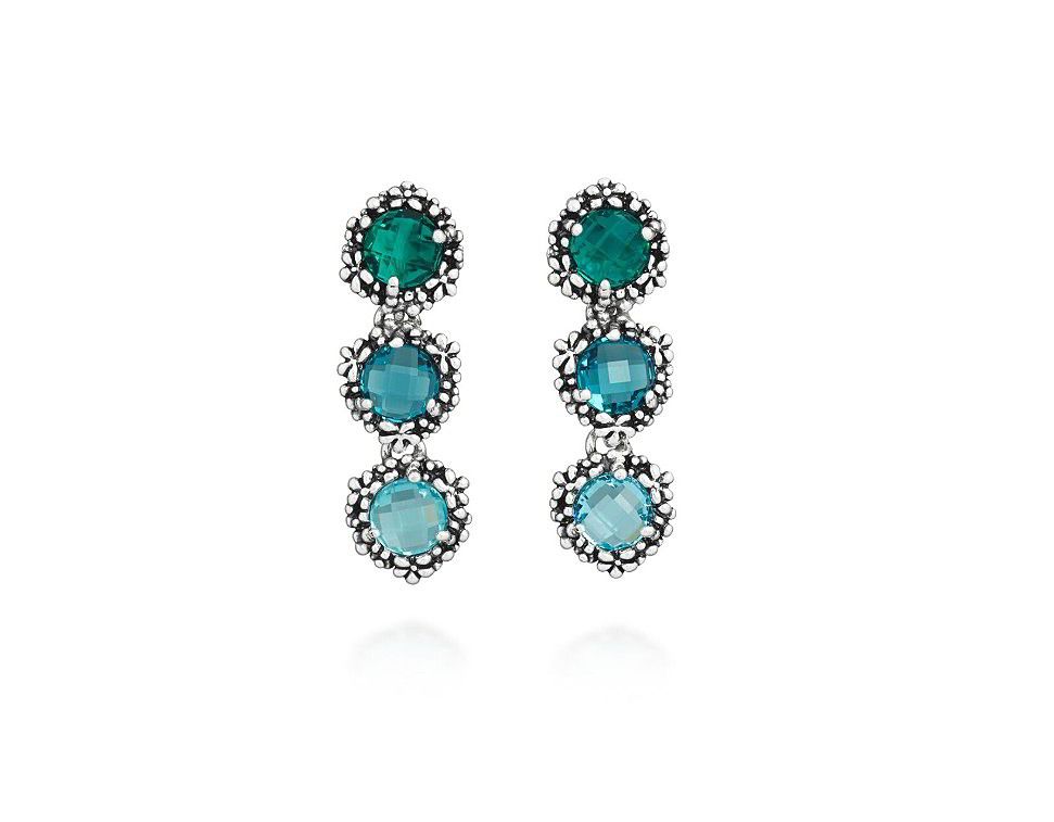 Orecchini cascata blue ivy - Giovanni Raspini Orecchini cascata blue ivy - Giovanni Raspini