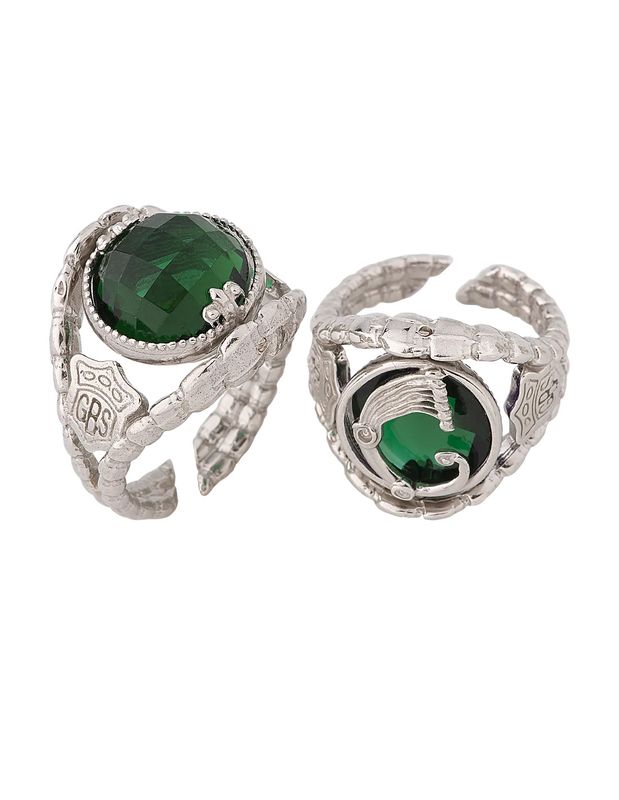 Anello Opplà Drago Verde - Spadafora gioielli Anello Opplà Drago Verde - Spadafora gioielli
