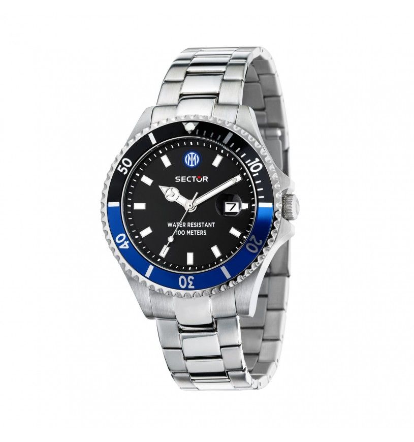 Orologio Sector 230 Uomo Nero INTER 41mm Orologio Sector 230 Uomo Nero INTER 41mm