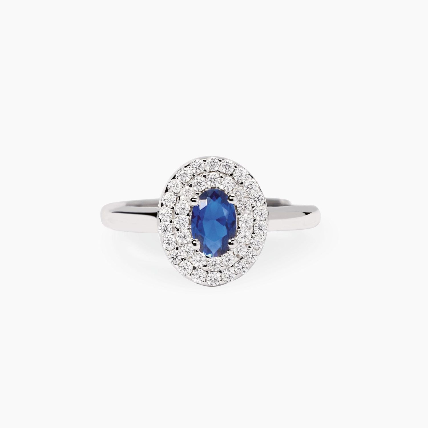 Anello con zaffiro sintetico VITTORIA Mabina