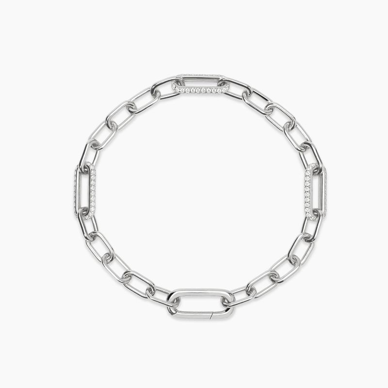 Bracciale in argento con zirconi RUE MADAME Mabina Bracciale in argento con zirconi RUE MADAME Mabina