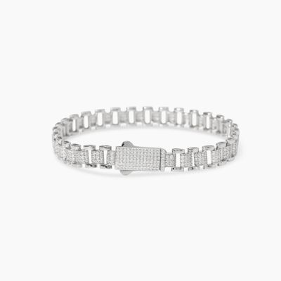 Bracciale in argento e zirconi PARIGI Mabina