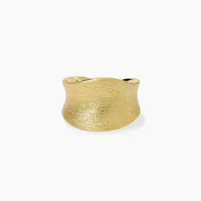 Anello in argento dorato bulinato AMAZING Mabina