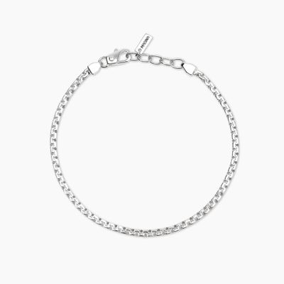 Bracciale in argento con catena greca Greca Mabina