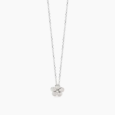 Girocollo con fiore in argento bulinato MALEDETTA PRIMAVERA Mabina