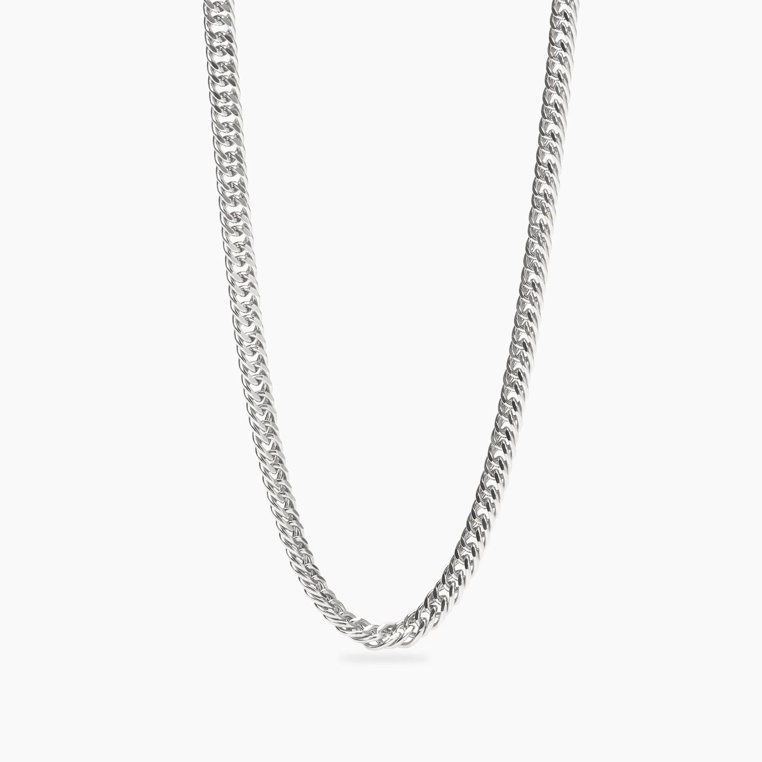 Collana con catena groumette diamantata Denim Mabina Uomo Collana con catena groumette diamantata Denim Mabina Uomo