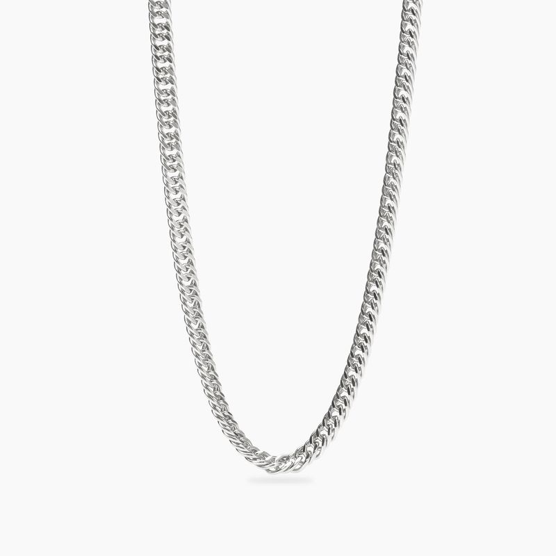 Collana con catena groumette diamantata Denim Mabina Uomo