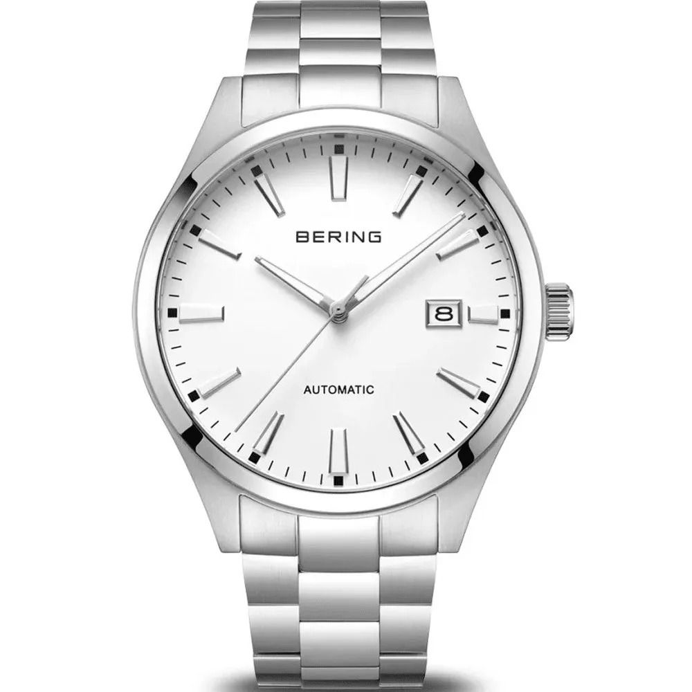 Orologio Bering Ultra Slim Automatico | Argento Brilliante/Spazzolato