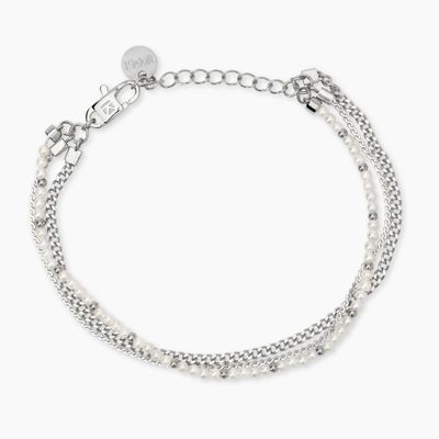 Bracciale con catene e perle conchiglia Style 32 Kidult