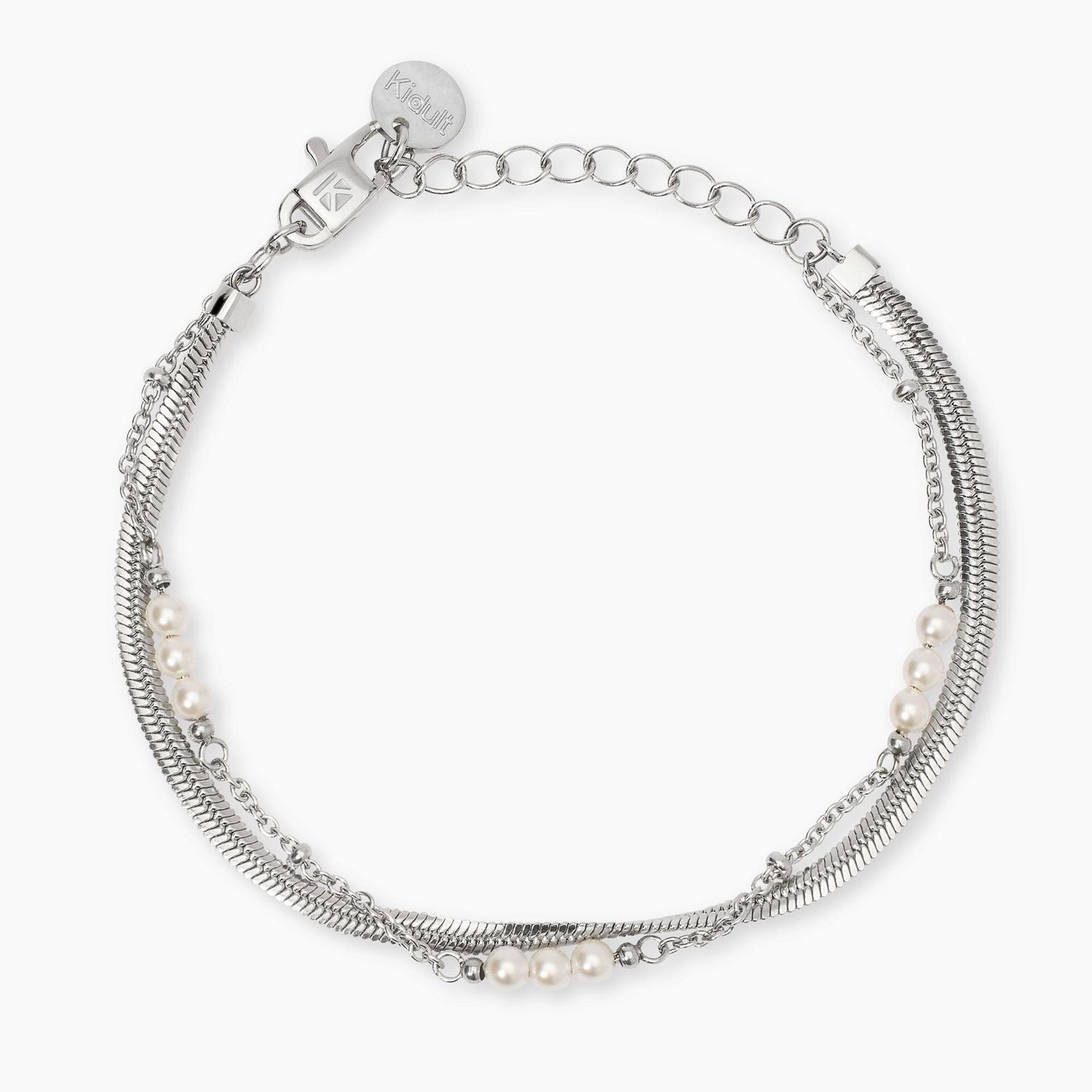 Bracciale con catene e perle conchiglia Style 32 Kidult