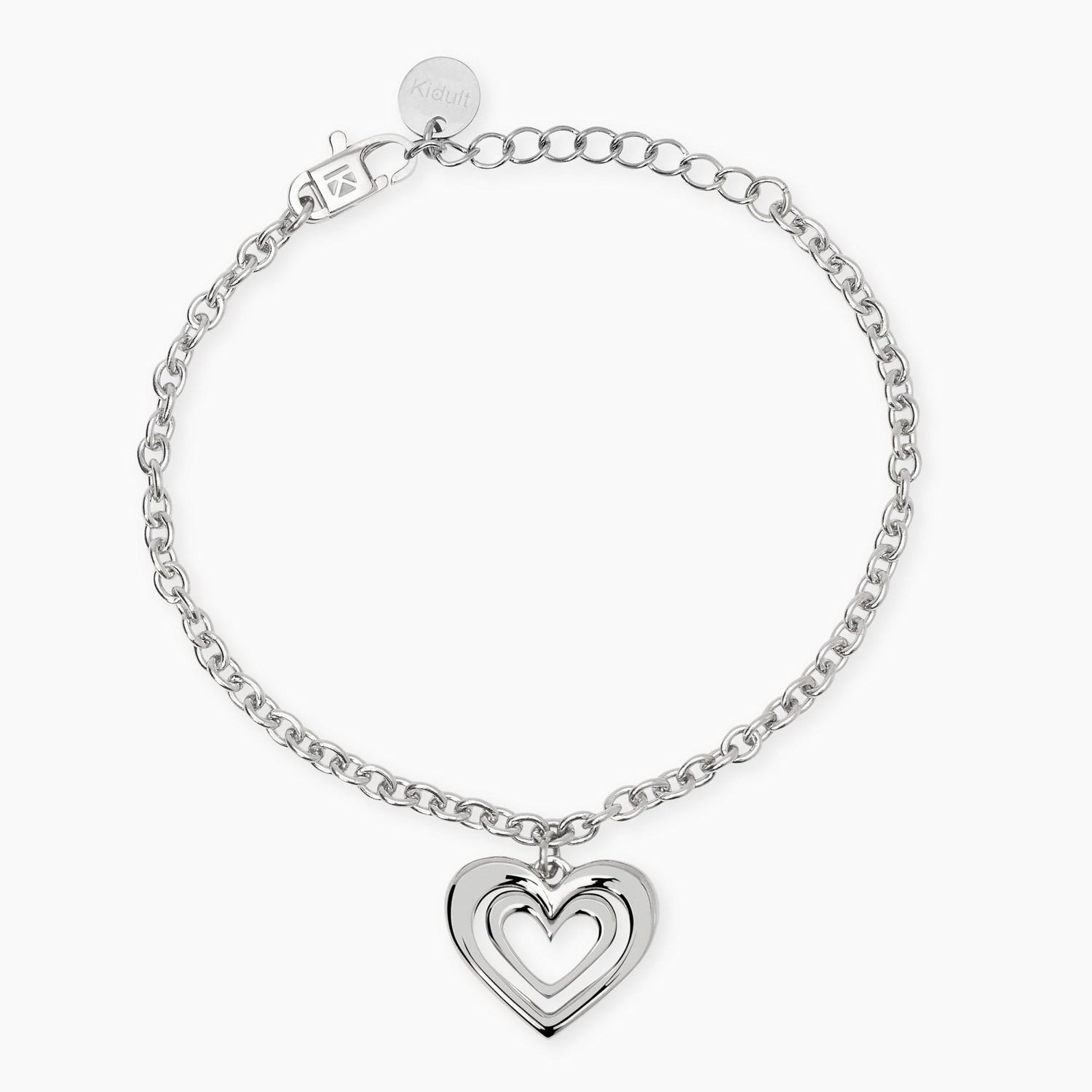 Bracciale regolabile con ciondolo cuore Style 27 Kidult