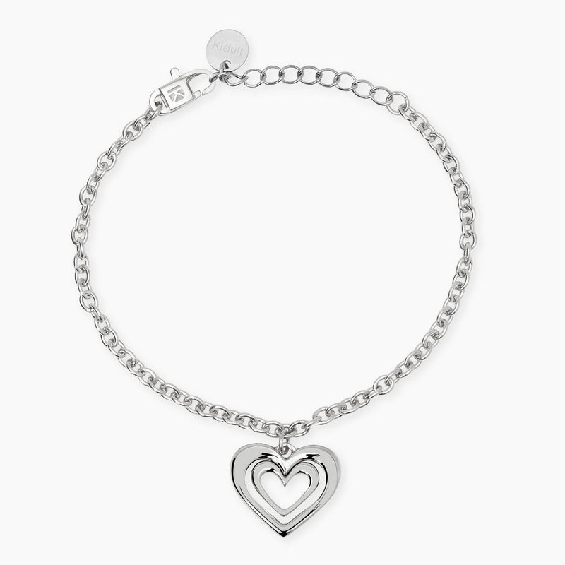Bracciale regolabile con ciondolo cuore Style 27 Kidult Bracciale regolabile con ciondolo cuore Style 27 Kidult