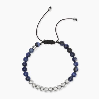 Bracciale in nylon con pietre e acciaio Style 33 Kidult