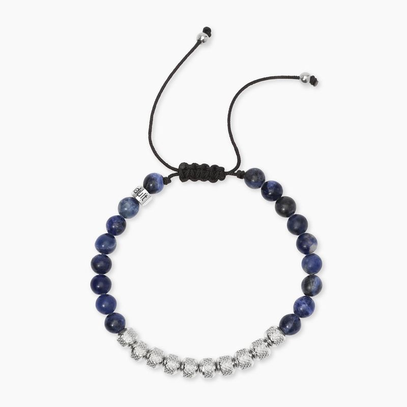 Bracciale in nylon con pietre e acciaio Style 33 Kidult