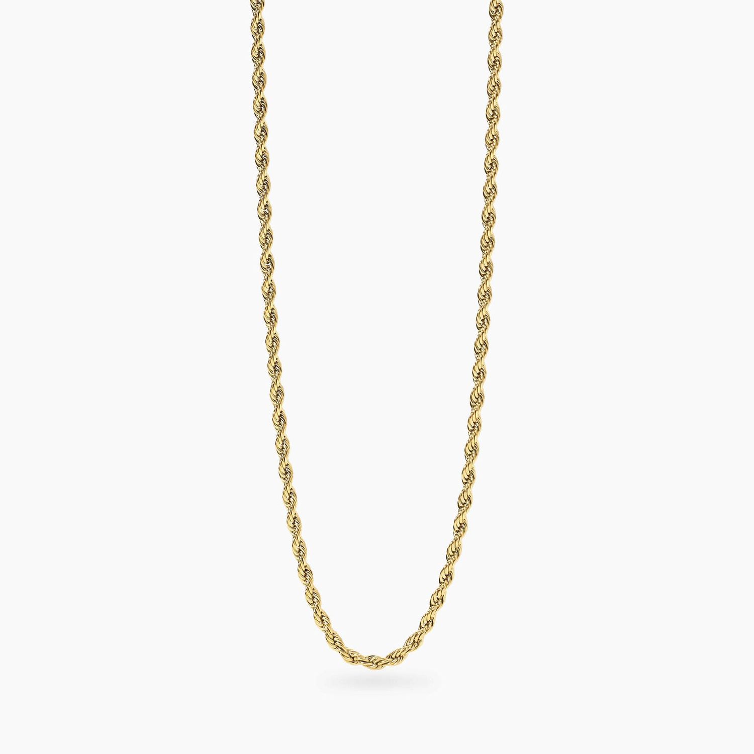 Collana dorata con catena corda Style 07 Kidult Collana dorata con catena corda Style 07 Kidult