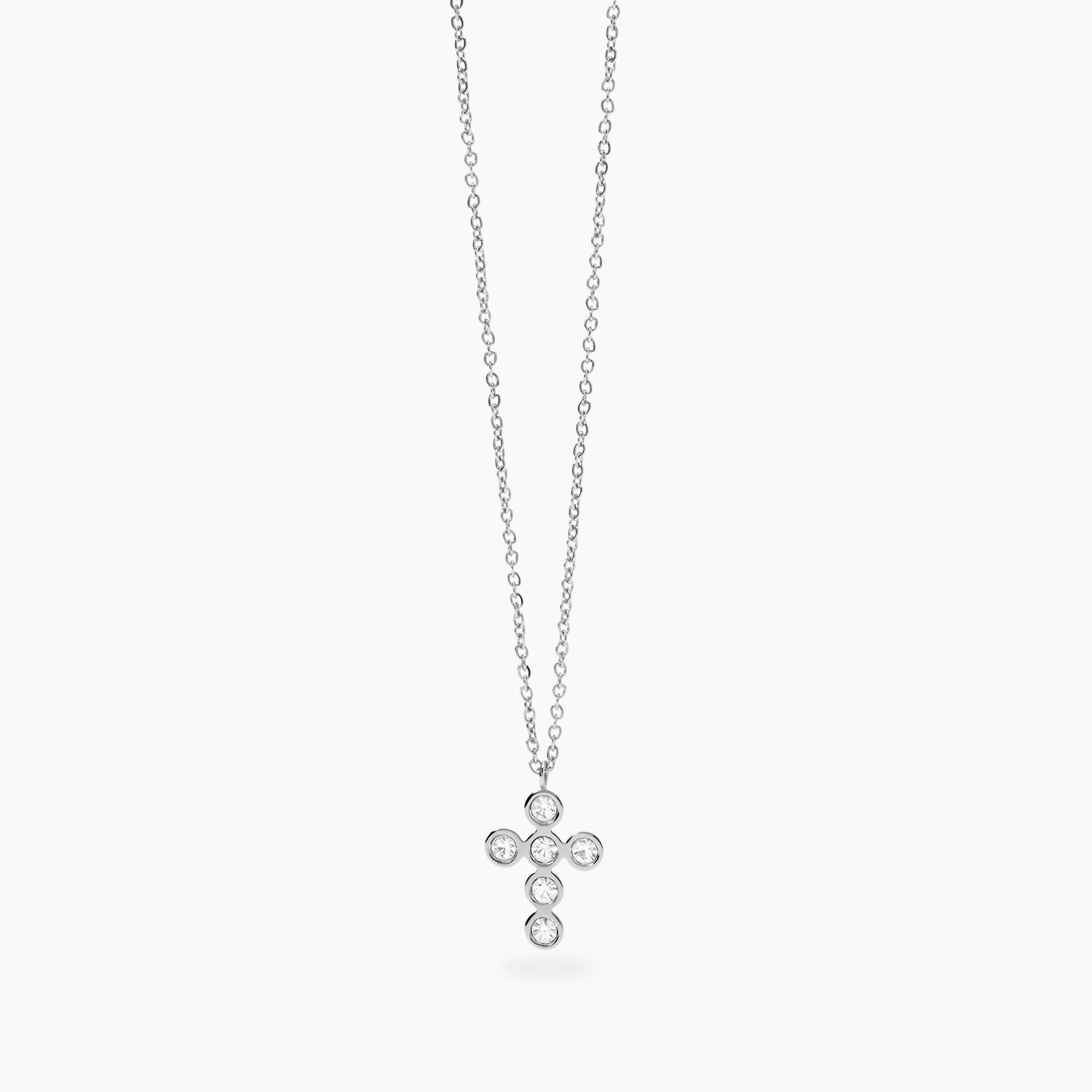 Girocollo con croce in cristalli Style 28 Kidult