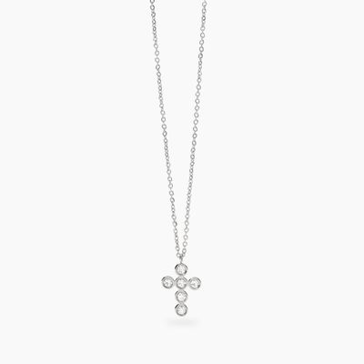 Girocollo con croce in cristalli Style 28 Kidult