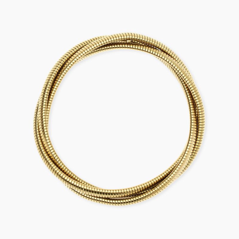 Bracciale dorato tubogas intrecciato Style 13 Kidult
