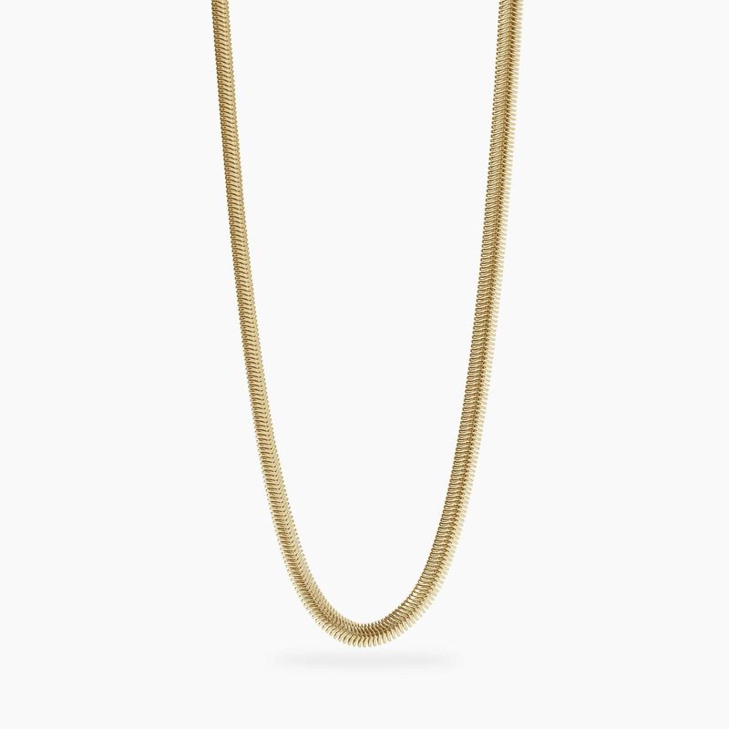 Collana dorata con catena snake Style 09 Kidult