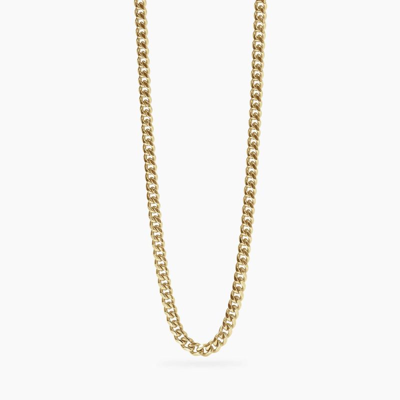 Collana dorata con catena groumette Style 04 Kidult