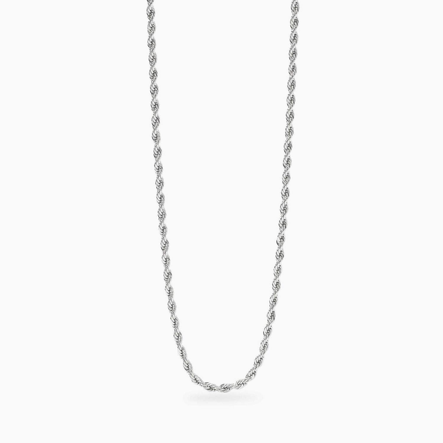 Collana con catena corda in acciaio Style 07 Kidult