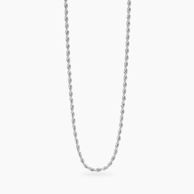 Collana con catena corda in acciaio Style 07 Kidult