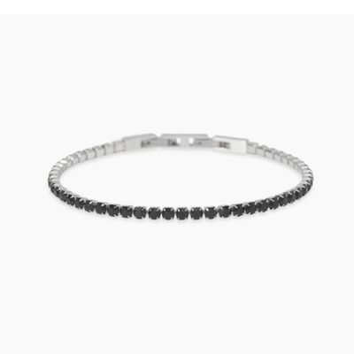Bracciale tennis con zirconi neri Style 12 Kidult