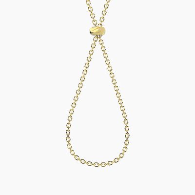 Collana dorata componibile Intreccio Kidult