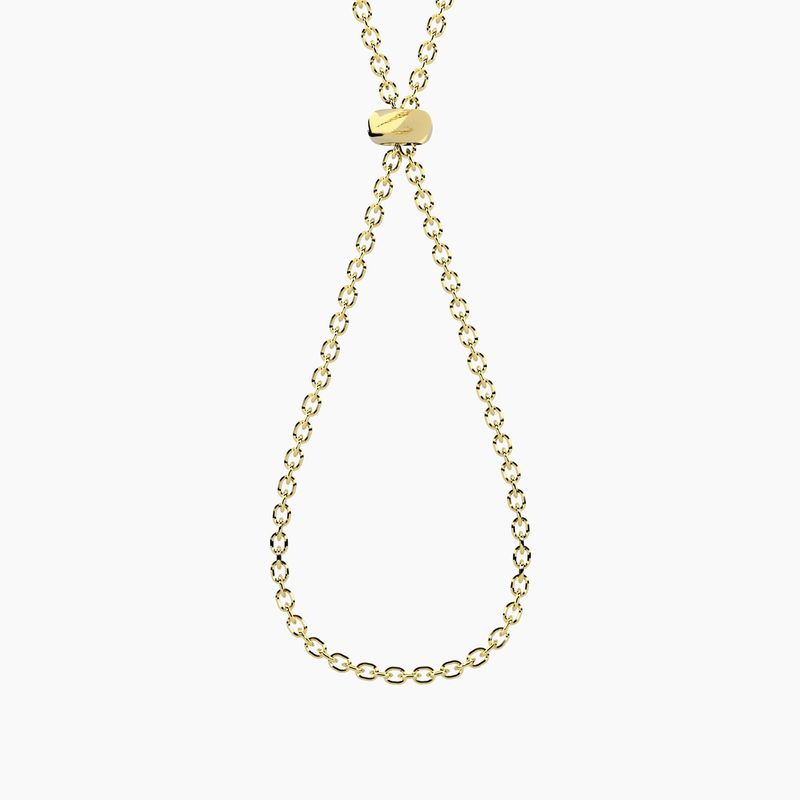 Collana dorata componibile Intreccio Kidult Collana dorata componibile Intreccio Kidult