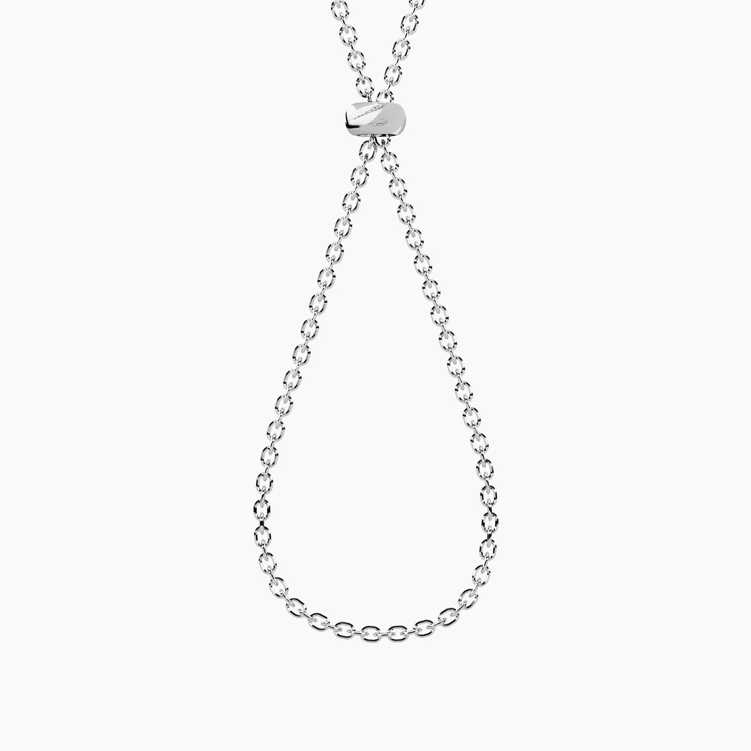 Collana componibile con catena diamantata Intreccio Kidult