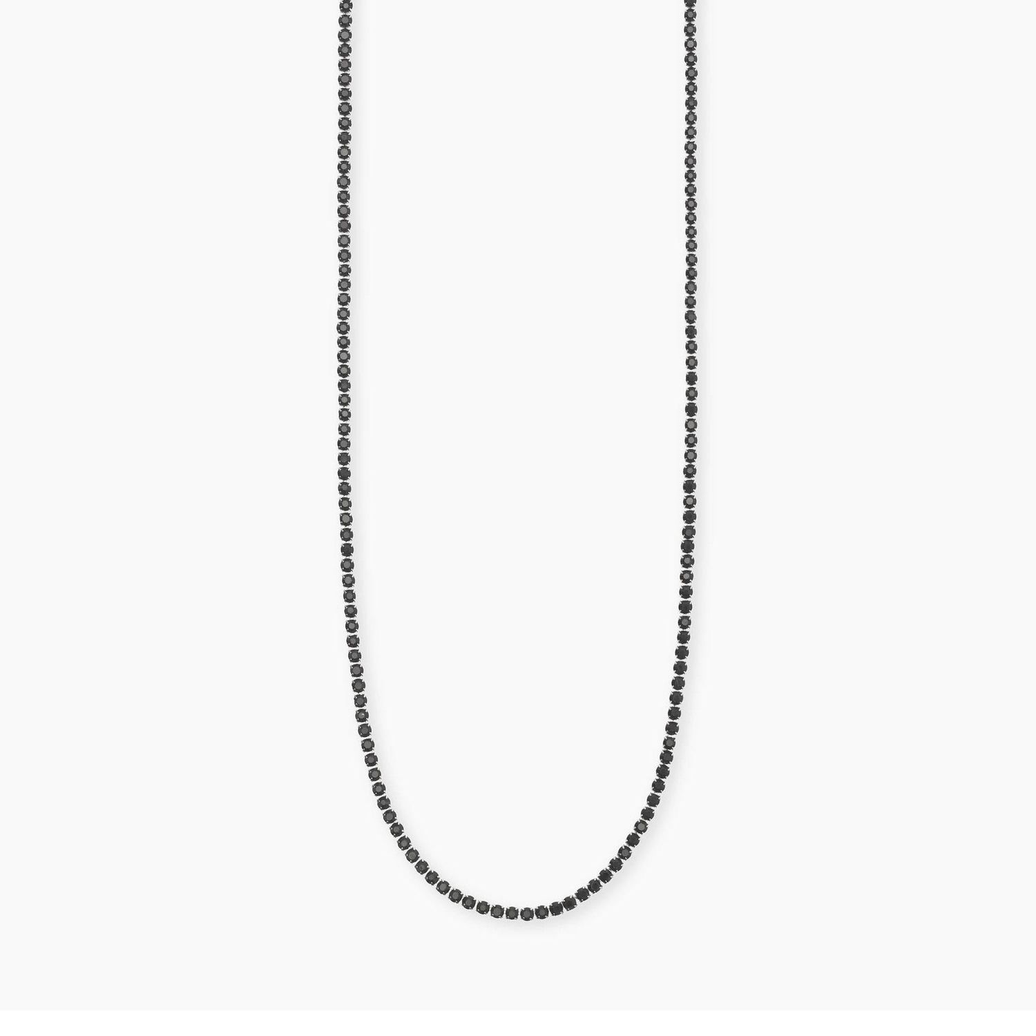 Collana con tennis cristalli neri Style 12 Kidult