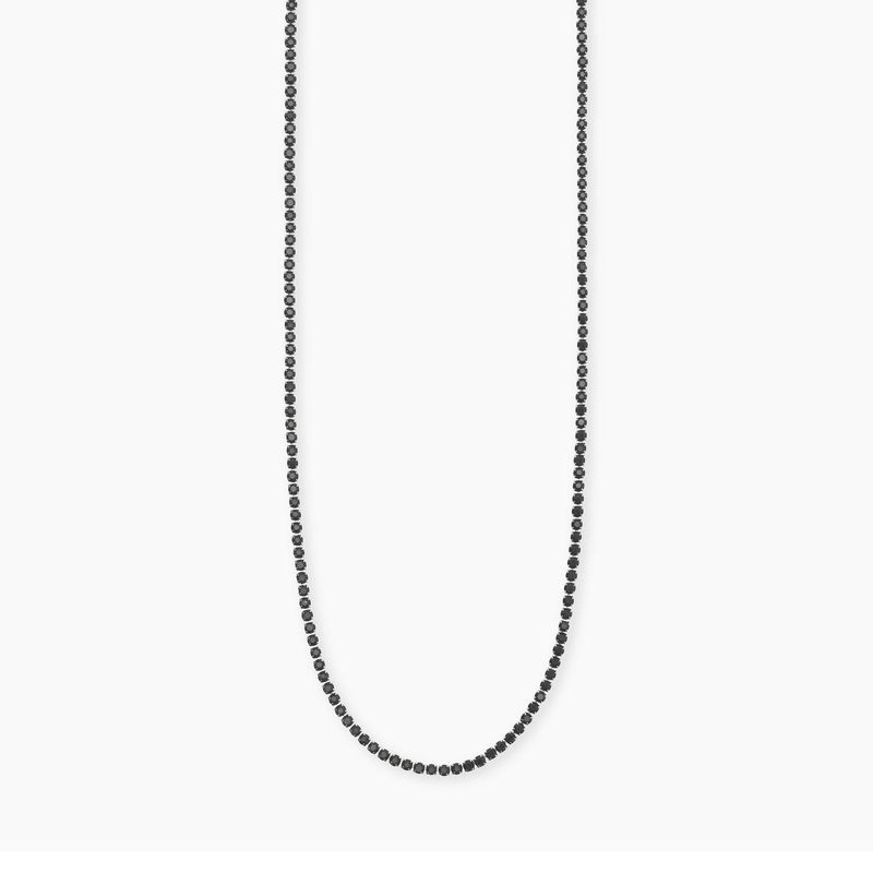 Collana con tennis cristalli neri Style 12 Kidult