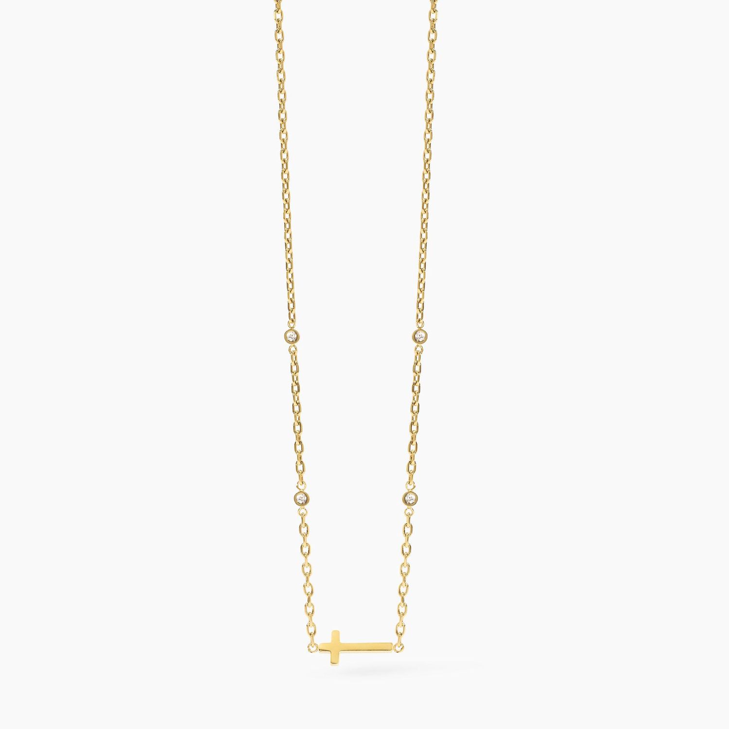 Girocollo dorato con croce Style 29 Kidult