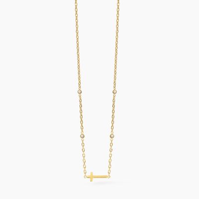 Girocollo dorato con croce Style 29 Kidult