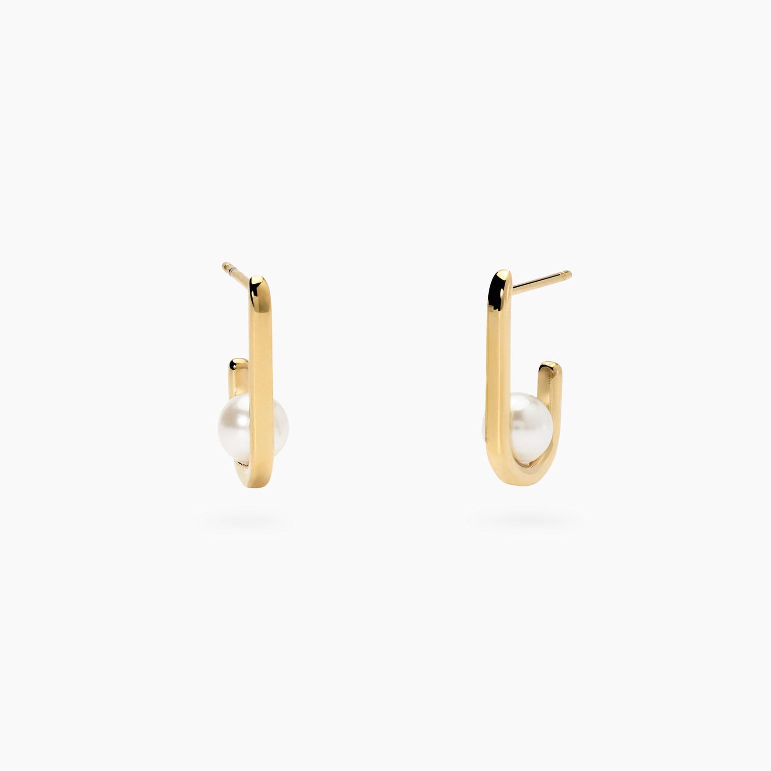 Orecchini dorati con perle conchiglia Style 45 Kidult Orecchini dorati con perle conchiglia Style 45 Kidult