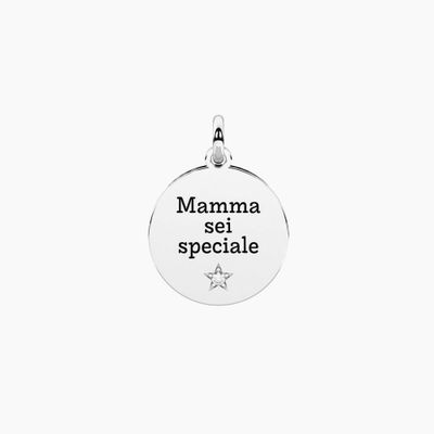 Ciondolo con frase per la mamma Mamma | famiglia Kidult